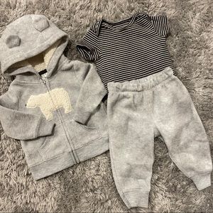 3pc Fleece Set by Carter’s, Size 6M